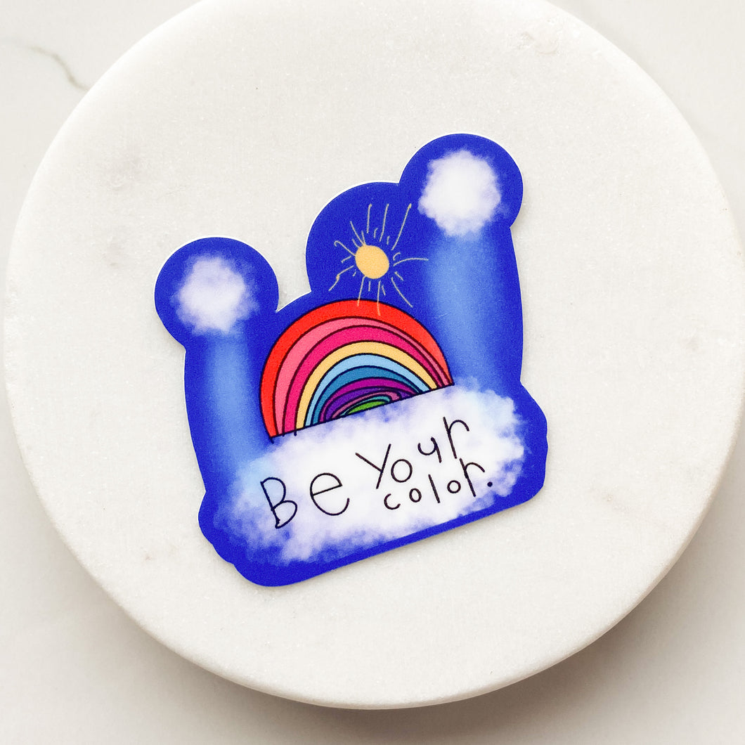 ‘Be Your Color’ Sticker