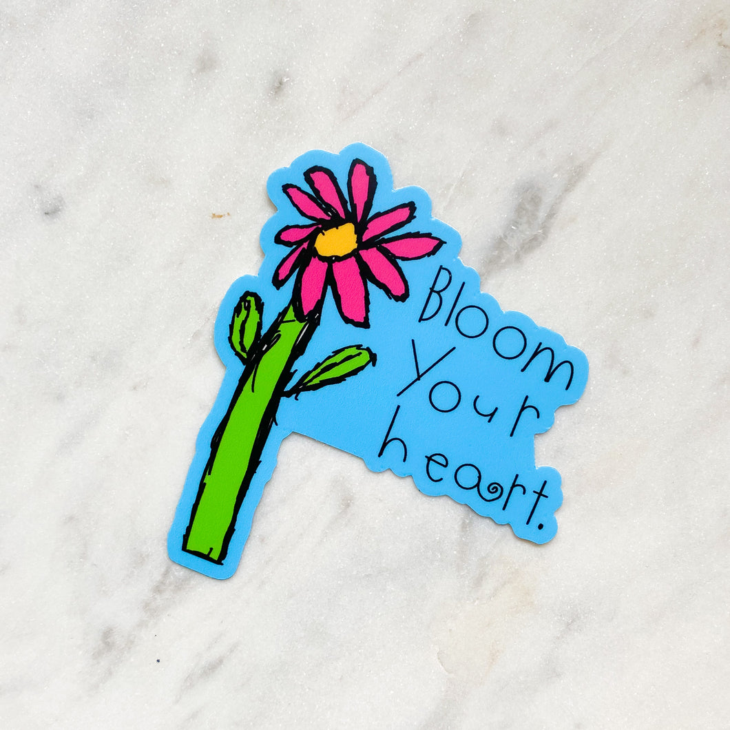 ‘Bloom Your Heart’ Sticker