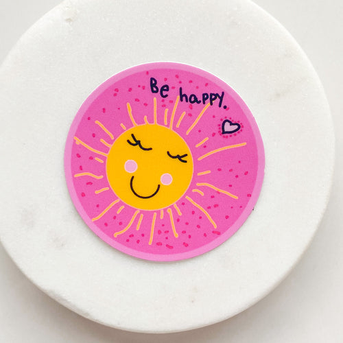 ‘Be Happy’ Sticker